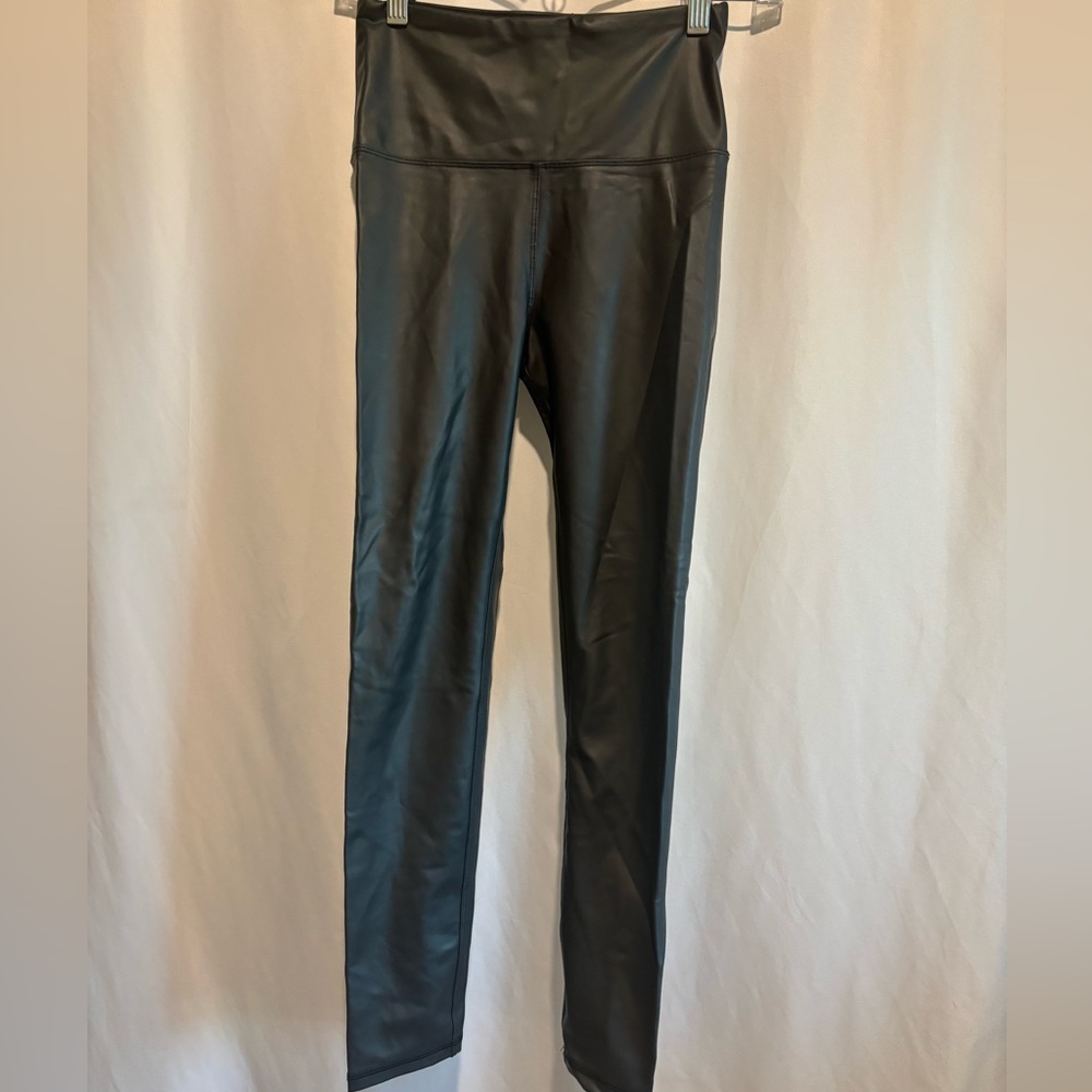 Black Faux Leather Leggings